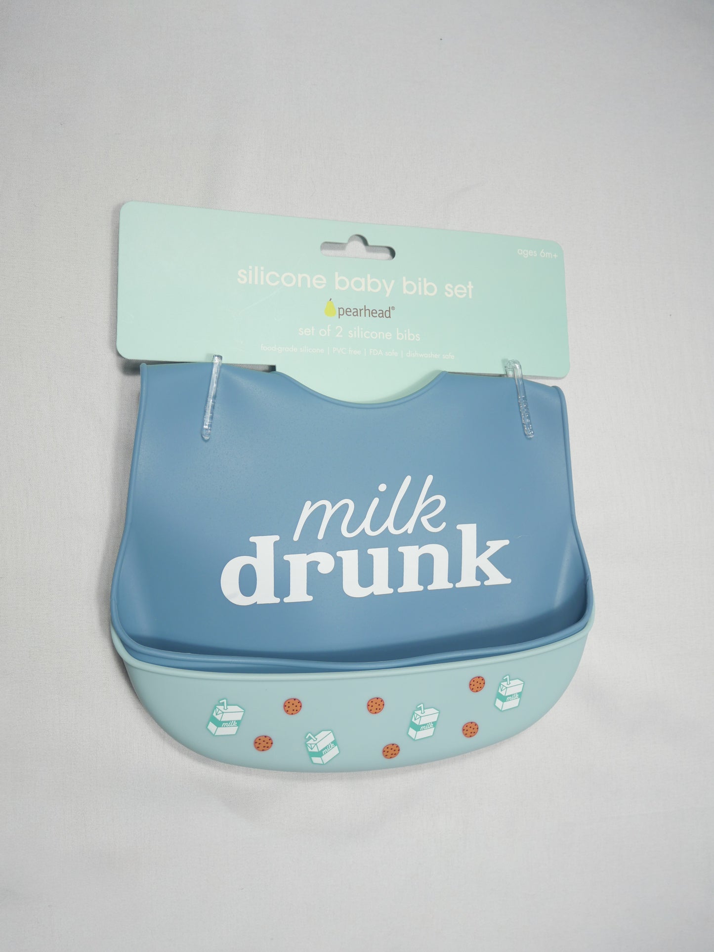 Milk Drunk Silicone Baby Bib Set