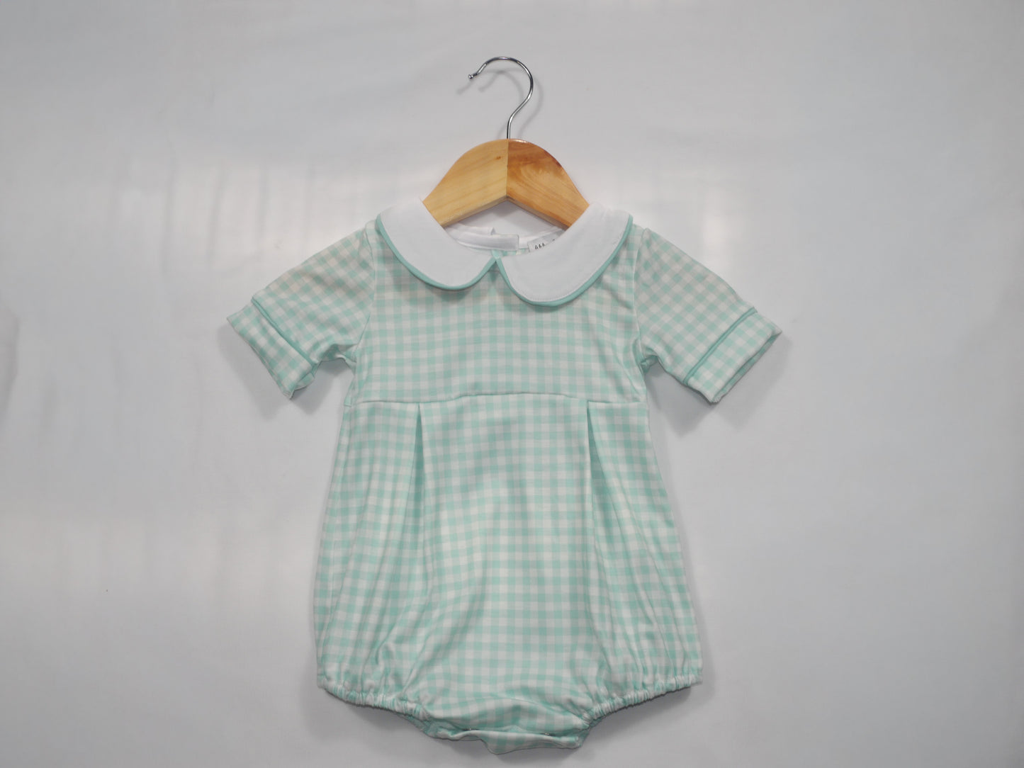 Green Gingham Bubble