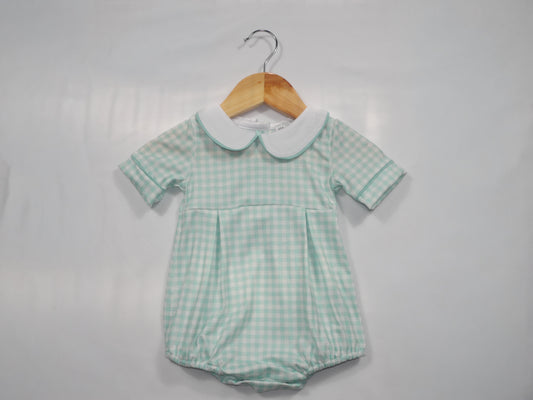Green Gingham Bubble