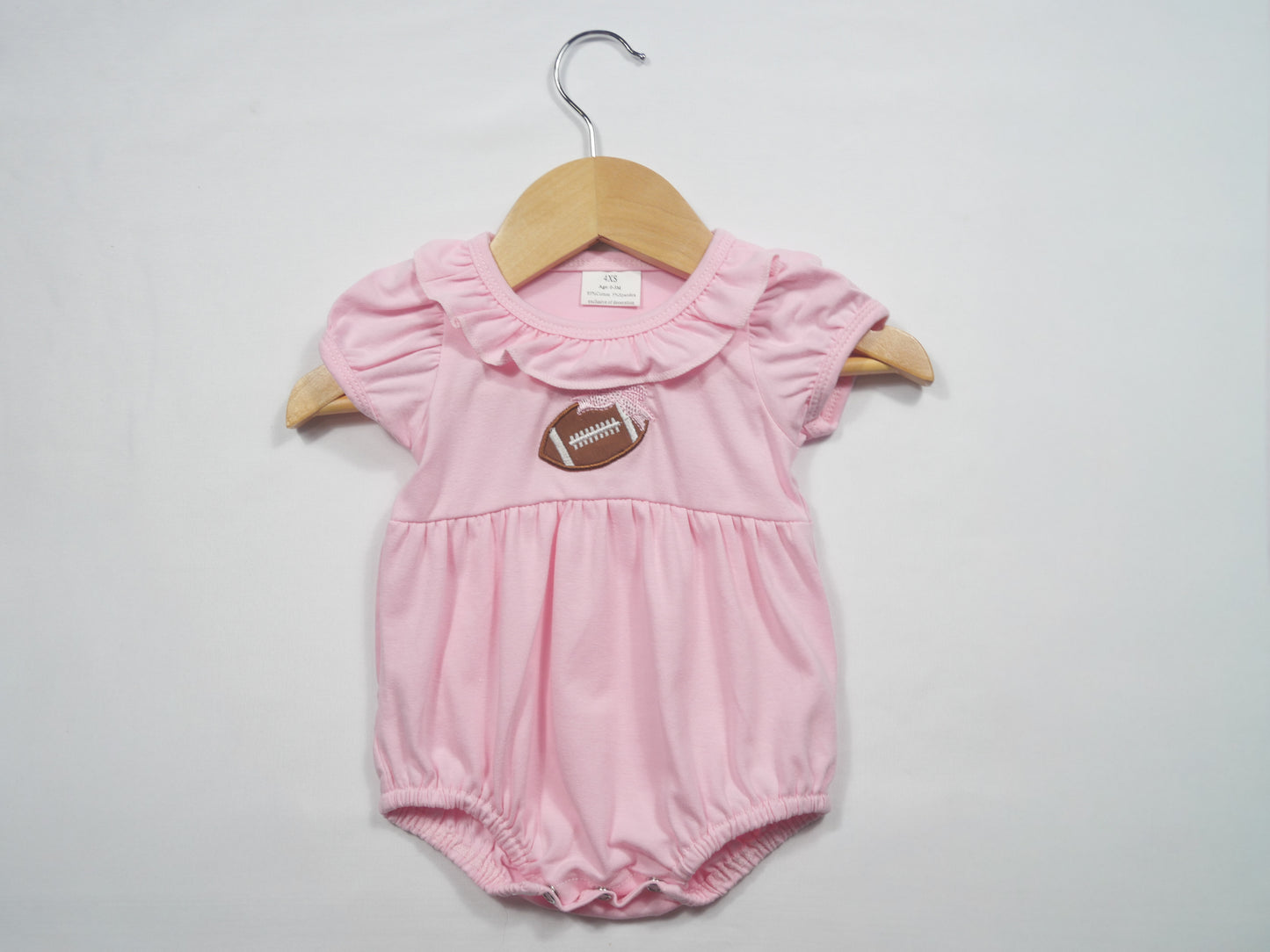 Football Short Sleeve Rompers