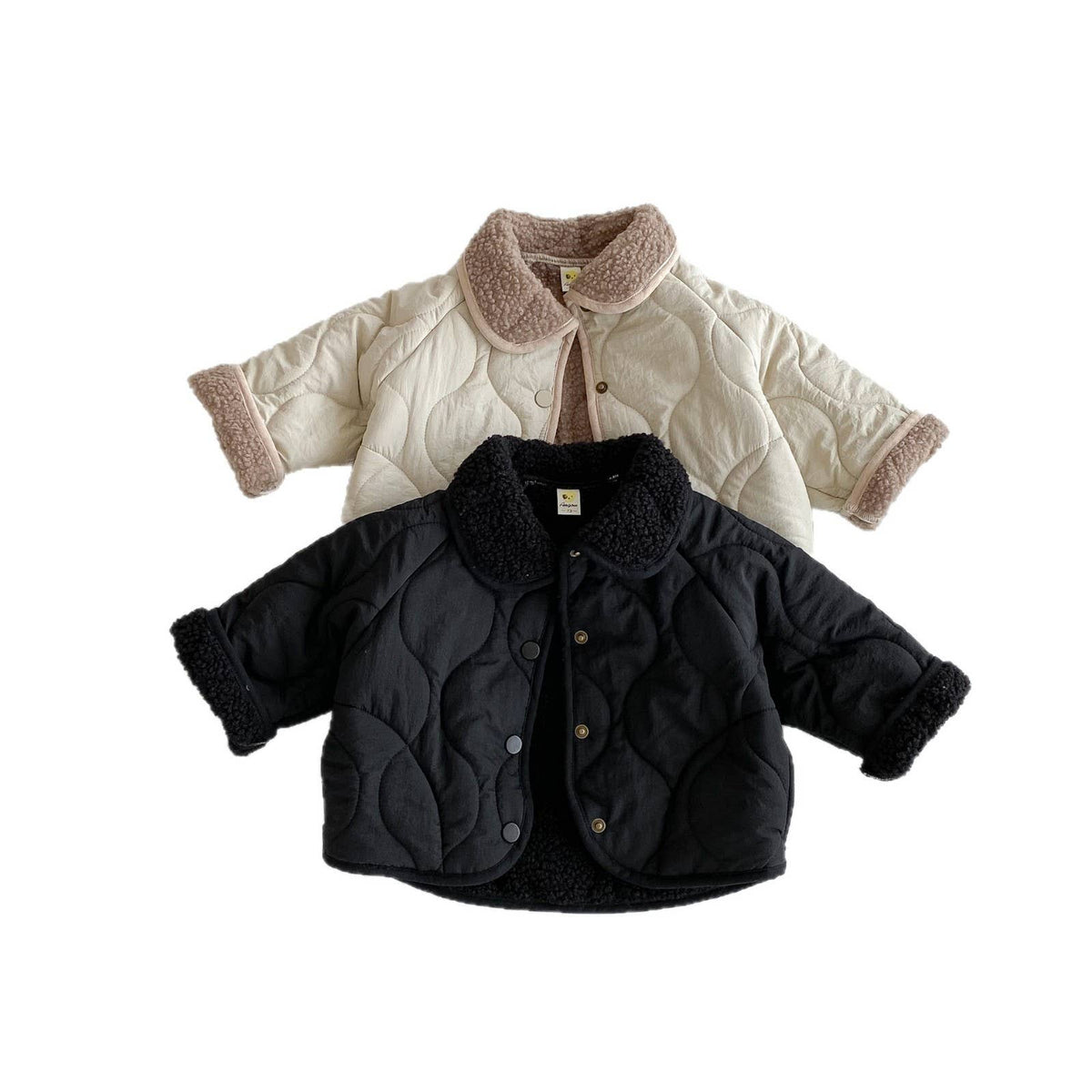 Quilted Baby Jacket with Cozy Collar