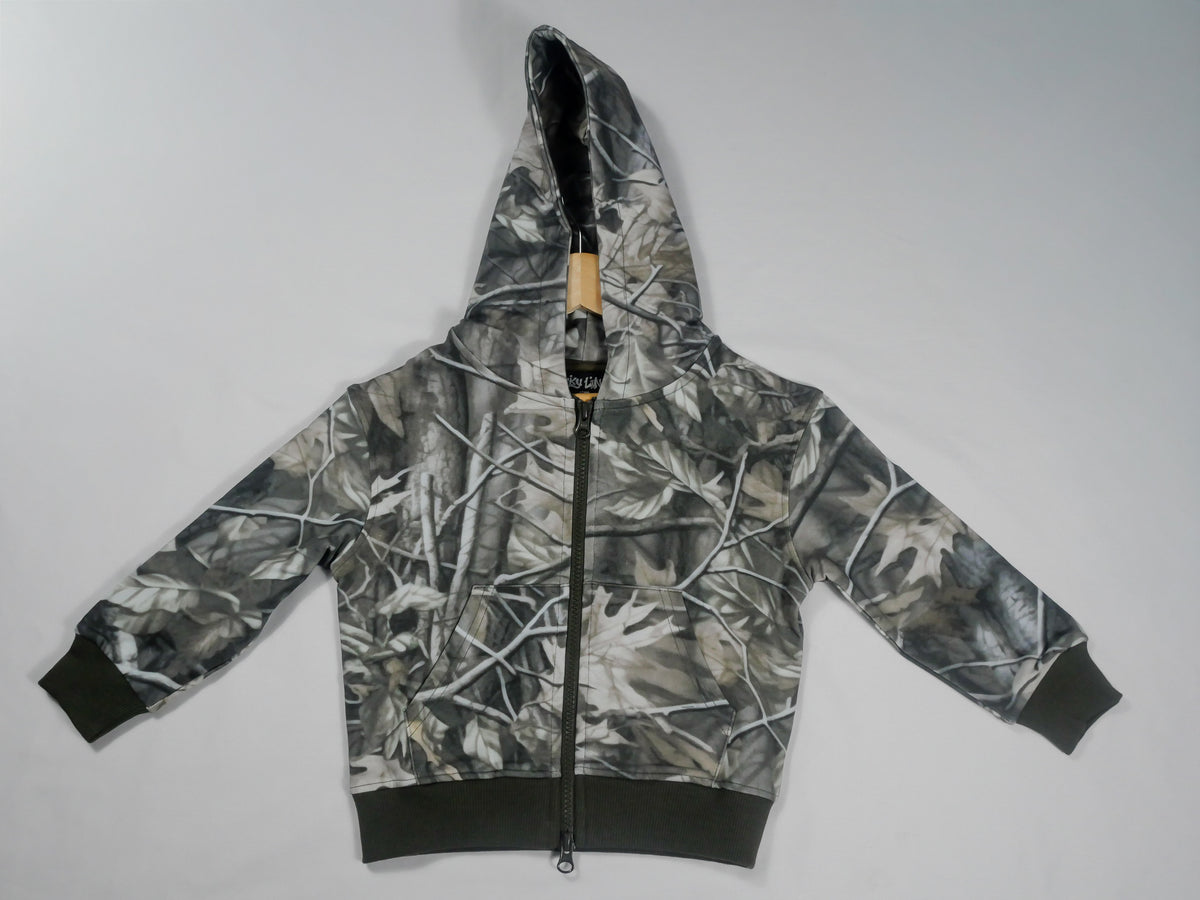 Camo Zip Up Hoodie
