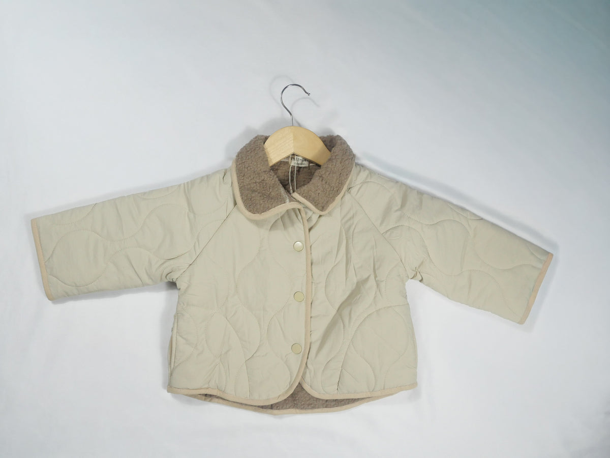 Quilted Baby Jacket with Cozy Collar