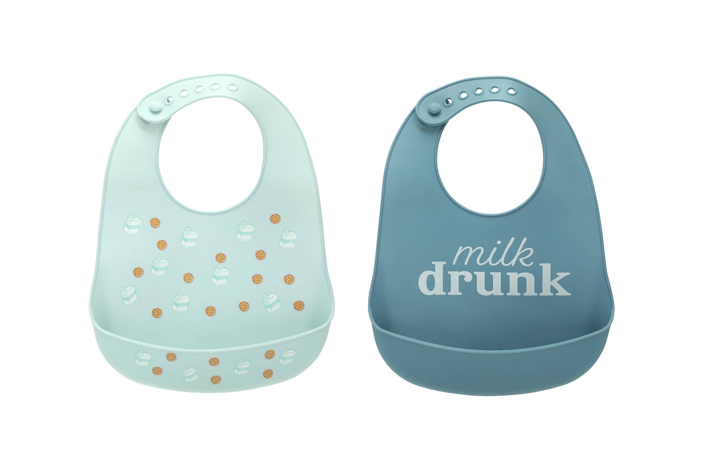 Milk Drunk Silicone Baby Bib Set